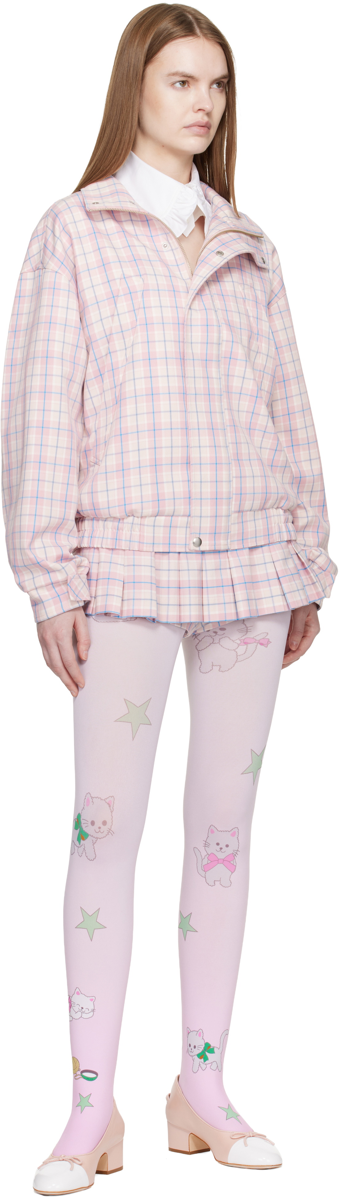 Sandy Liang Pink Franc Skort