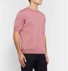 Altea - Knitted Cotton T-Shirt - Pink
