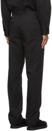 The Row Black Cashcot Elijah Trousers