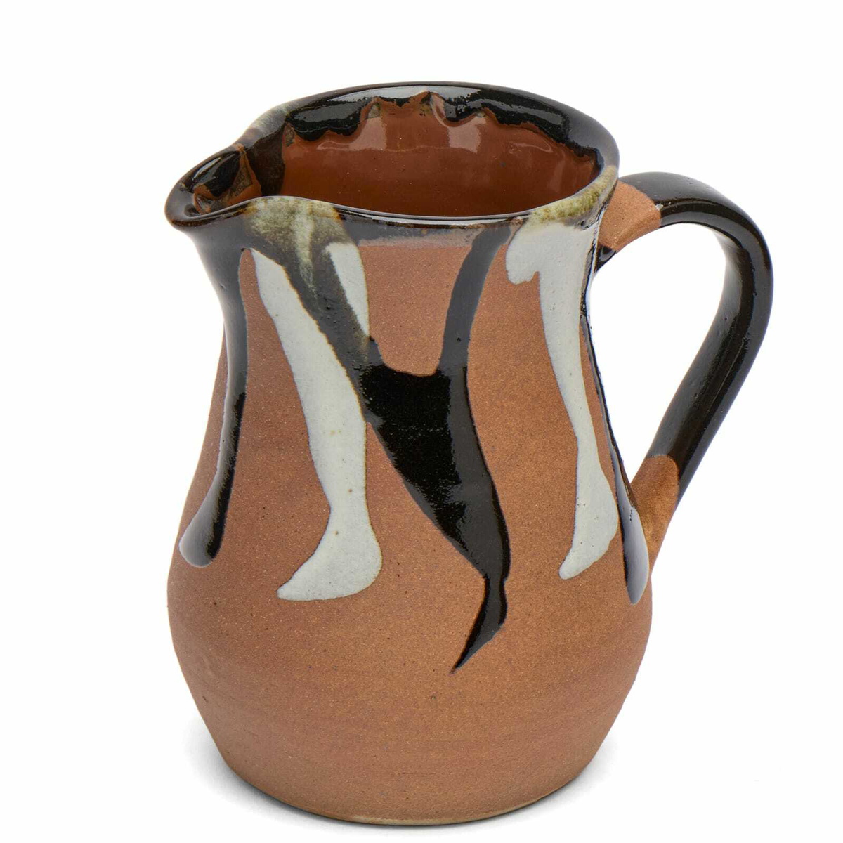 BEAMS JAPAN Hamadagama x fennica Round Pitcher in Brown 