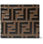 Fendi - Logo-Embossed Leather Billfold Wallet - Men - Brown