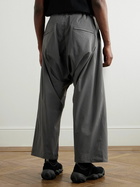 ACRONYM - P30BL Wide-Leg Belted Layered Encapsulated Nylon Cargo Trousers - Gray