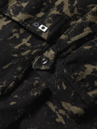 EDWIN - Garment-Washed Camouflage-Print Cotton-Canvas Jacket - Green