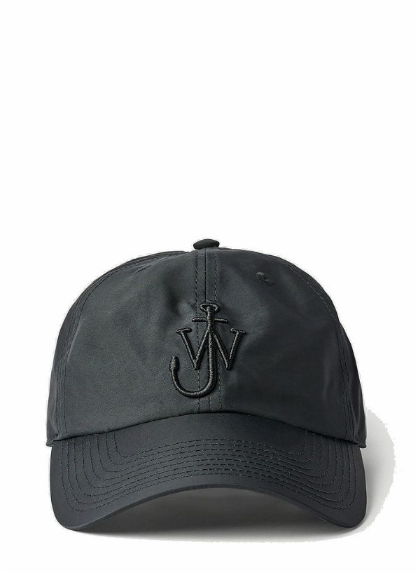 Photo: JW Anderson - Logo Embroidery Baseball Cap in Black