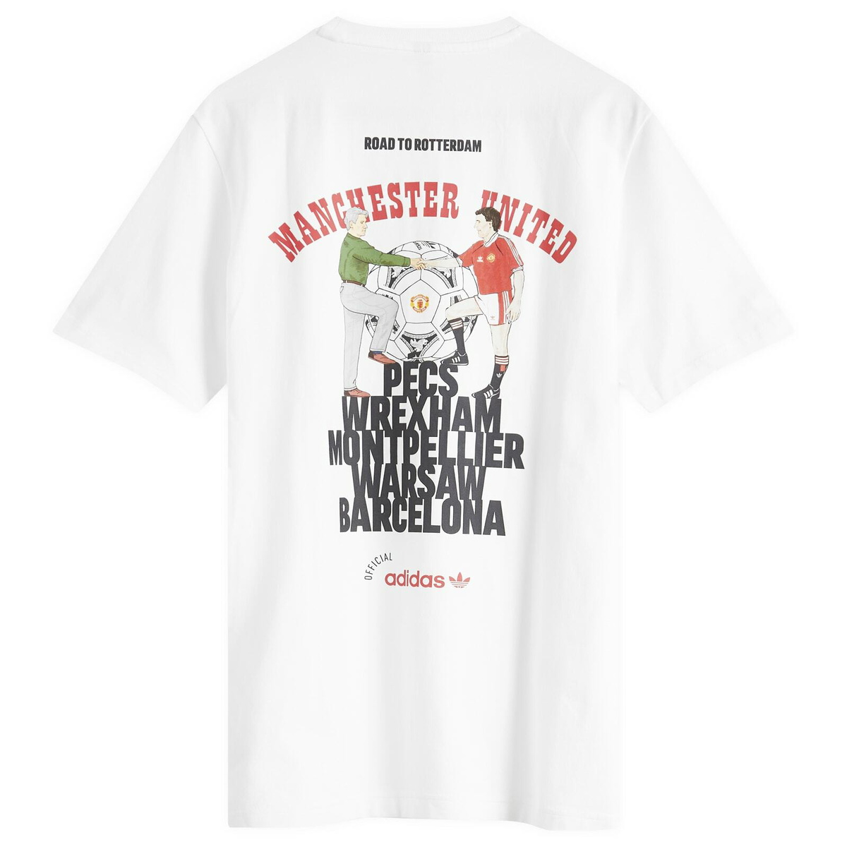 Adidas MUFC 91 T-Shirt in White