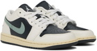 Nike Jordan Navy & Off-White Air Jordan 1 Low Sneakers