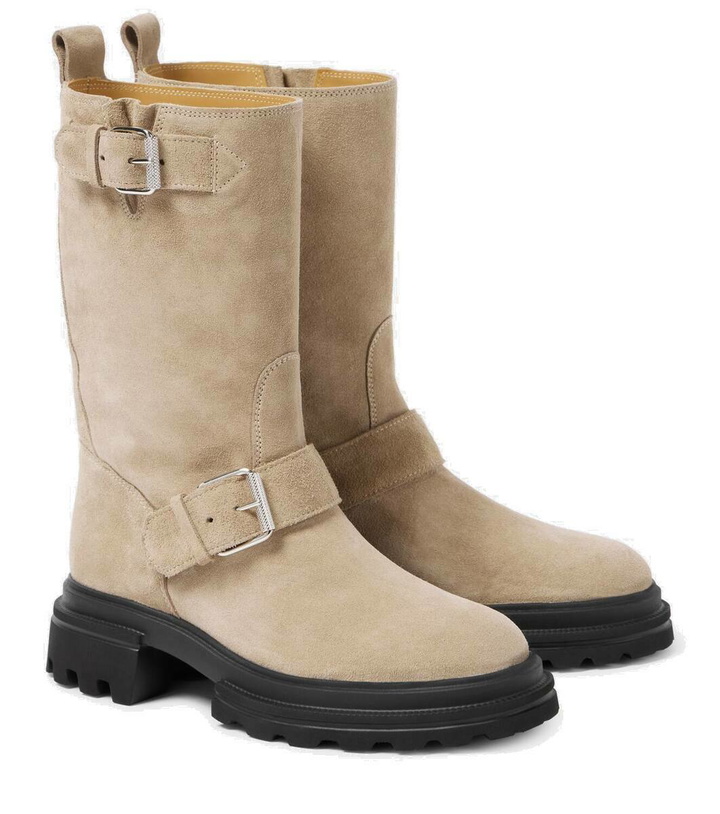 Photo: Hogan Suede Chelsea boots