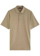 Herno Cotton-jersey Polo Shirt Beige