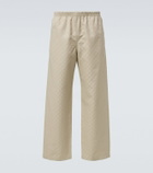 Gucci GG cotton canvas straight pants