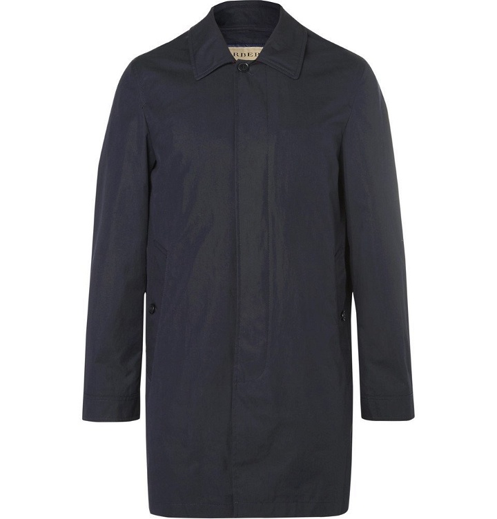 Photo: Burberry - Cotton-Blend Gabardine Hooded Coat with Detachable Gilet - Men - Navy