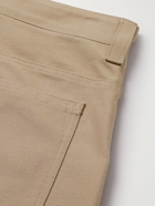 OSTRYA - Hardy Logo-Print Straight-Leg Cotton Cargo Trousers - Neutrals