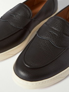 George Cleverley - Joey Full-Grain Leather Penny Loafers - Black