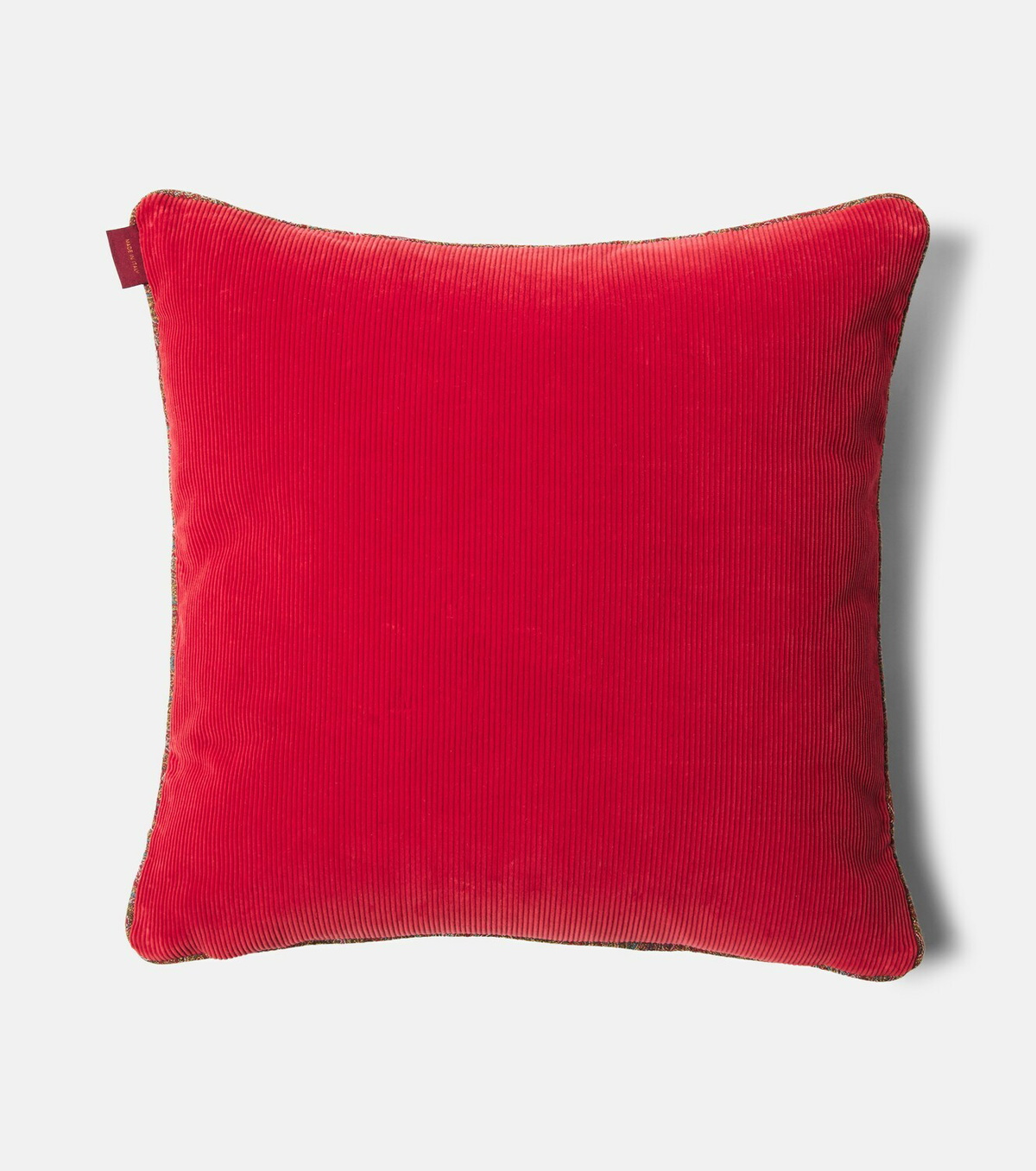 Etro Pegaso embroidered cotton velvet cushion