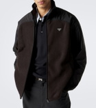 Prada Re-Nylon and fleece track jacket