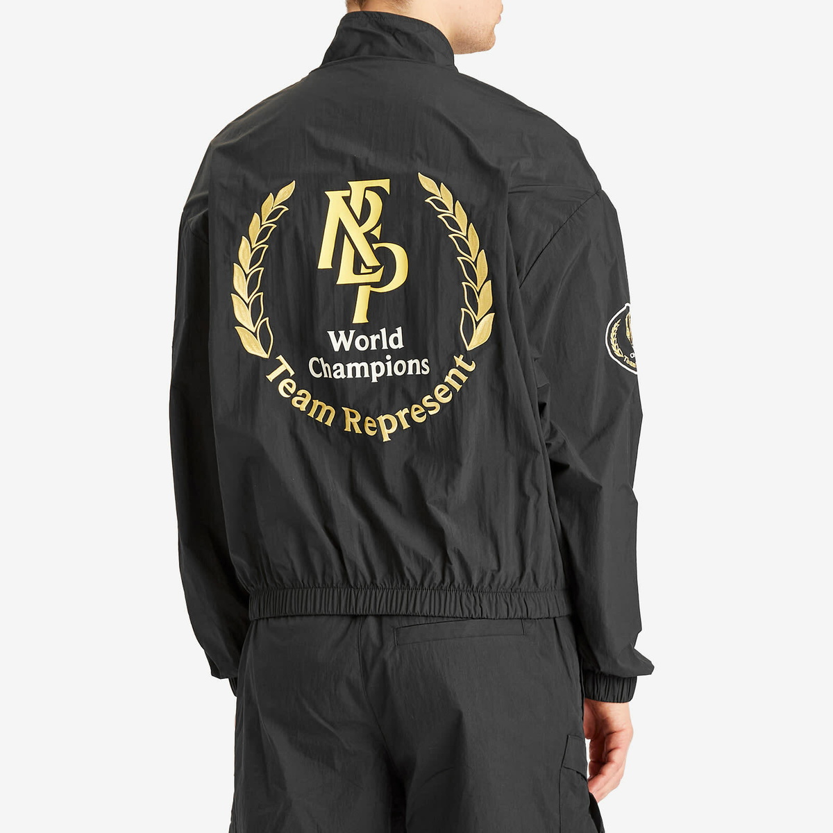 Represent Men's World Championship Track Jacket in Black