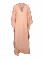 120% Lino Rosewood Linen Kaftan Dress