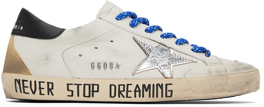 golden goose superstar never stop dreaming sneakers