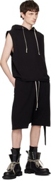 Rick Owens DRKSHDW Black Temple Tunic Hoodie