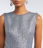 Emilia Wickstead Nodin tweed gown
