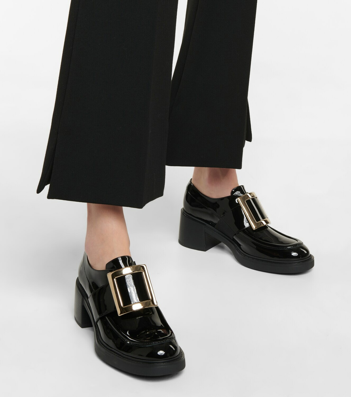 Roger Vivier Viv' Rangers patent leather loafers Roger Vivier