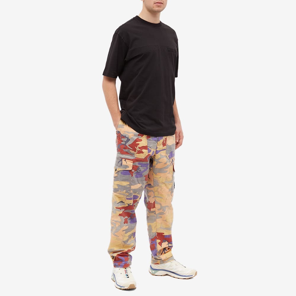 Stone Island Men's Heritage Camo Cargo Pant in Orange Stone