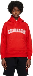 AMI Paris Red 'Cœur Sacré' Hoodie