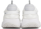 untitlab® White & Gray Helix Swift Trek Sneakers
