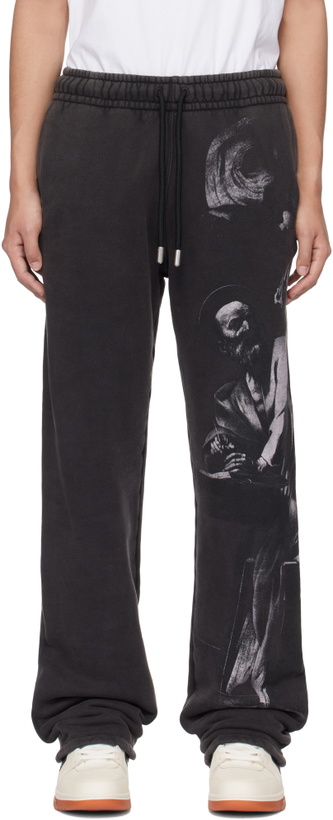 Photo: Off-White Black BW S.Matthew Sweatpants