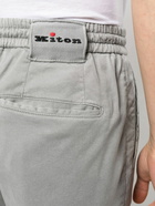 KITON - Linen Drawstring Trousers