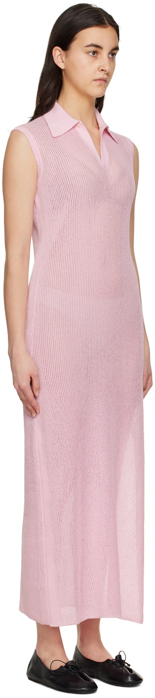 Soulland Pink Nane Midi Dress