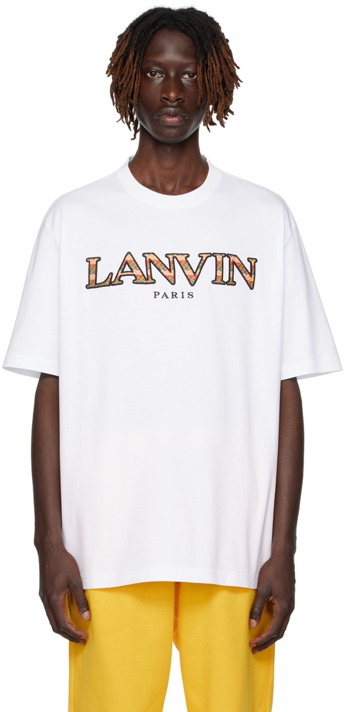 Photo: Lanvin White Classic Curb T-Shirt