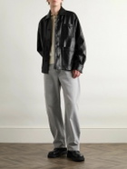 Bottega Veneta - Leather Overshirt - Black