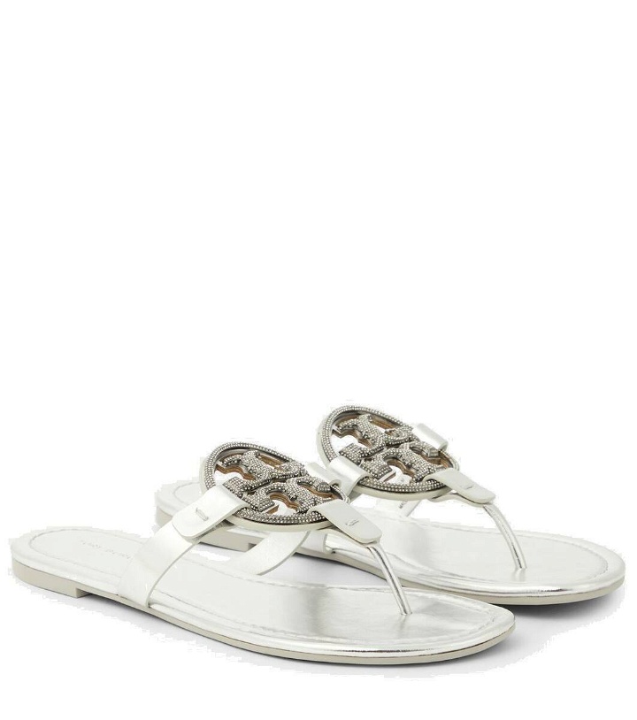 Photo: Tory Burch Miller crystal-embellished thong sandals