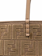 FENDI Brown Roll Large Tote Bag