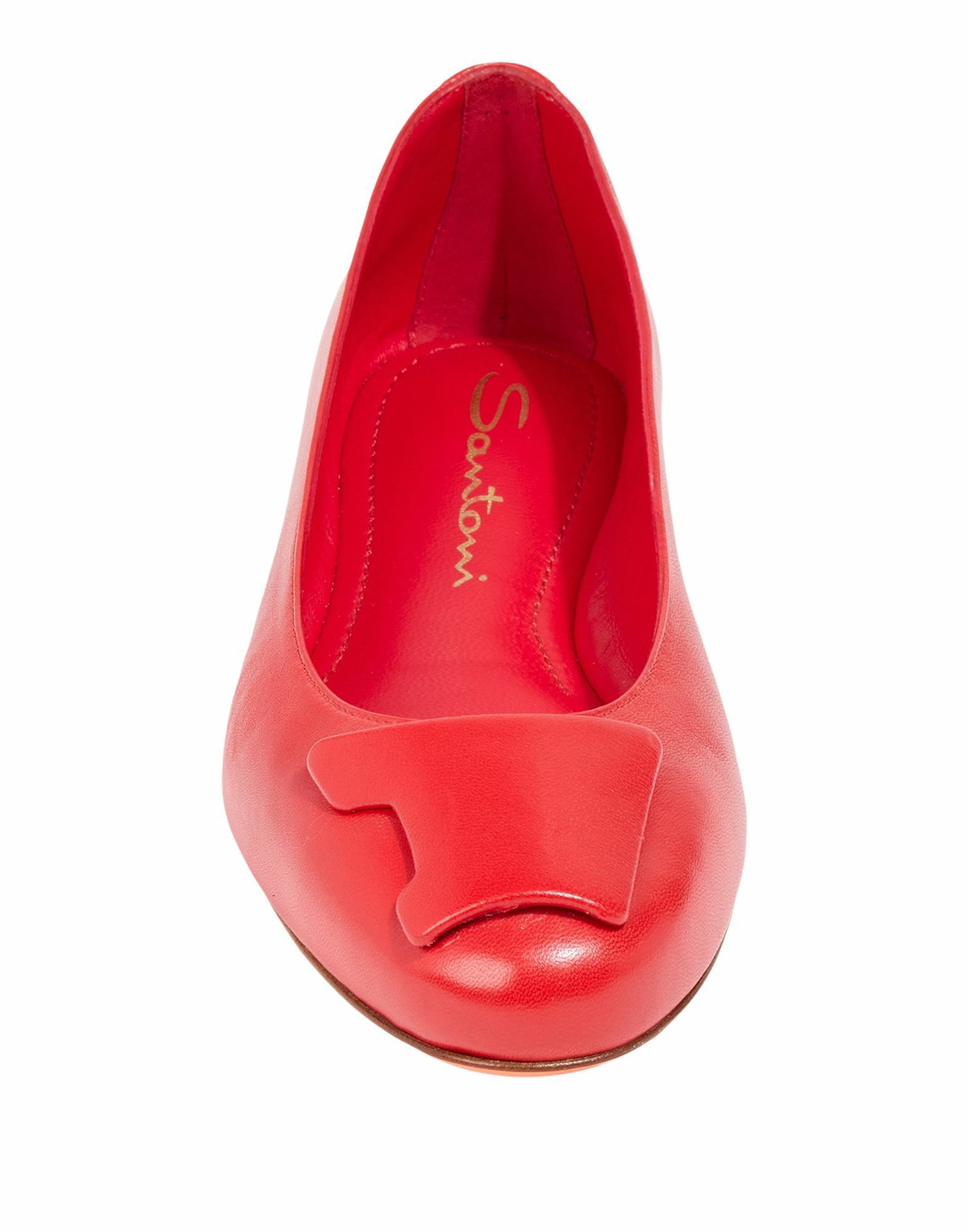 Santoni Womens Ballet flats in Red