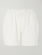 Kardo - Olbia Straight-Leg Cotton Drawstring Shorts - Neutrals