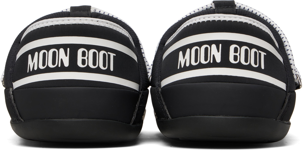 Moon Boot Black Icon Slipper Loafers