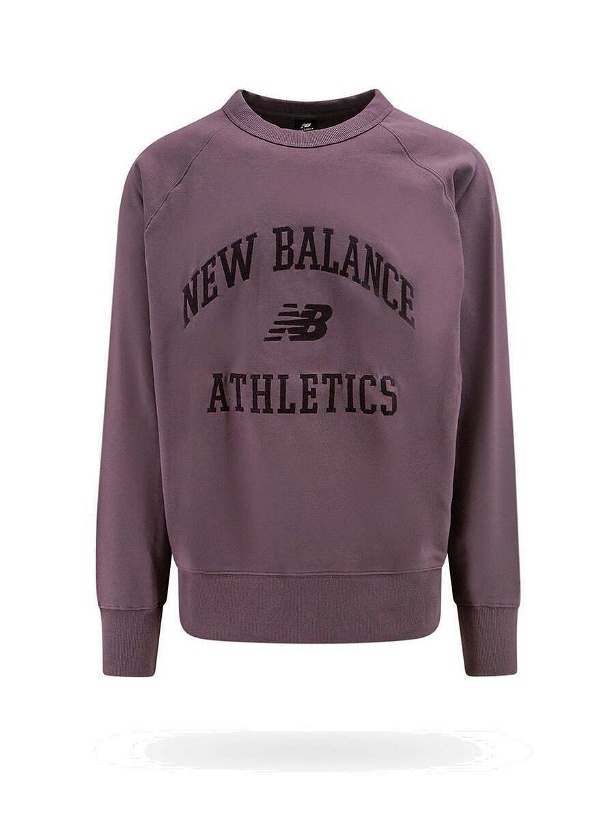 Photo: New Balance   Sweatshirt Purple   Mens
