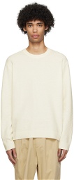 Solid Homme Off-White Crewneck Sweater