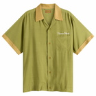 Human Made Men's Chain Stitched Bowling Shirt in Green