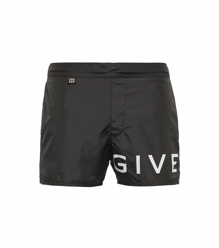Photo: Givenchy - Logo swim trunks