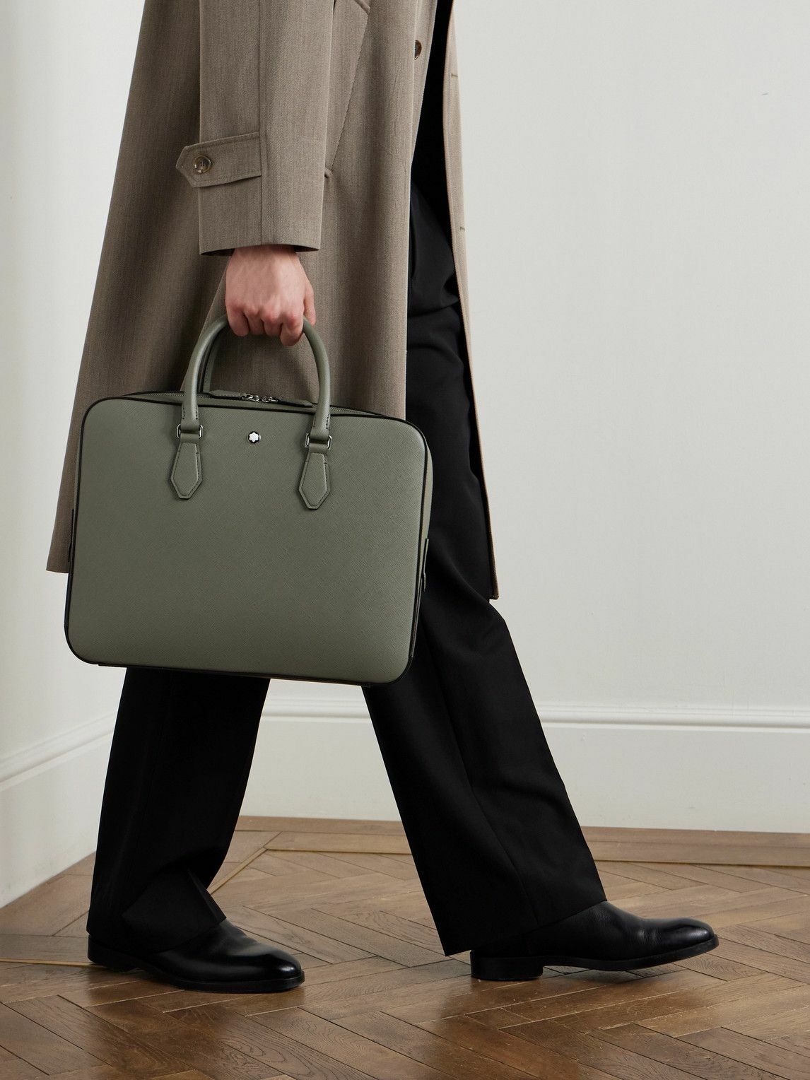 Montblanc - Sartorial Medium Cross-Grain Leather Briefcase