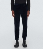 Moncler High-rise corduroy trousers