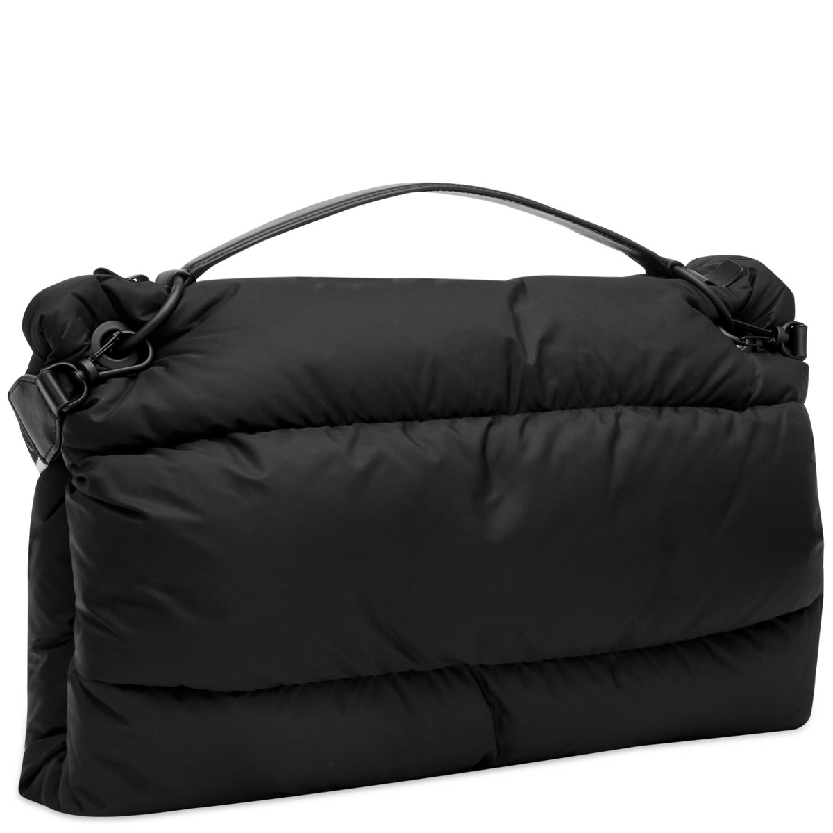 Moncler Women's Legere Logo Strap Zip Tote Bag in Black