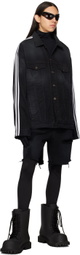 Balenciaga Black Adidas Edition Denim Jacket