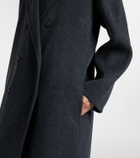 Vince Double-breasted wool-blend coat