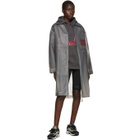 Polythene* Optics Grey Zig Zag Hoodie