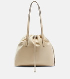 Moncler New Trick leather-trimmed tote bag