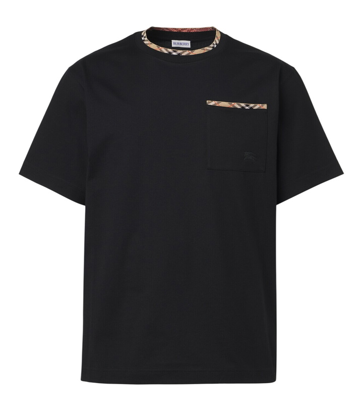 Photo: Burberry Burberry Check cotton jersey T-shirt