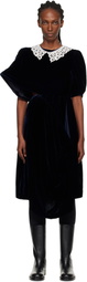 Junya Watanabe Navy Angular Midi Dress